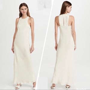TIBI 4 Ply Ivory Silk Bias Maxi Dress, NWT, 2